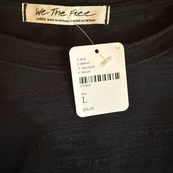 Free People Natasha Ruched Long
Sleeve Soft Tee Top - Picture 4 of 4